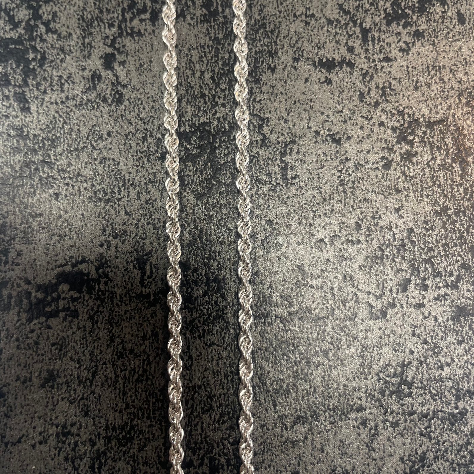 Zilveren rope ketting, Ophalen of Verzenden, Nieuw, Zilver, Zilver