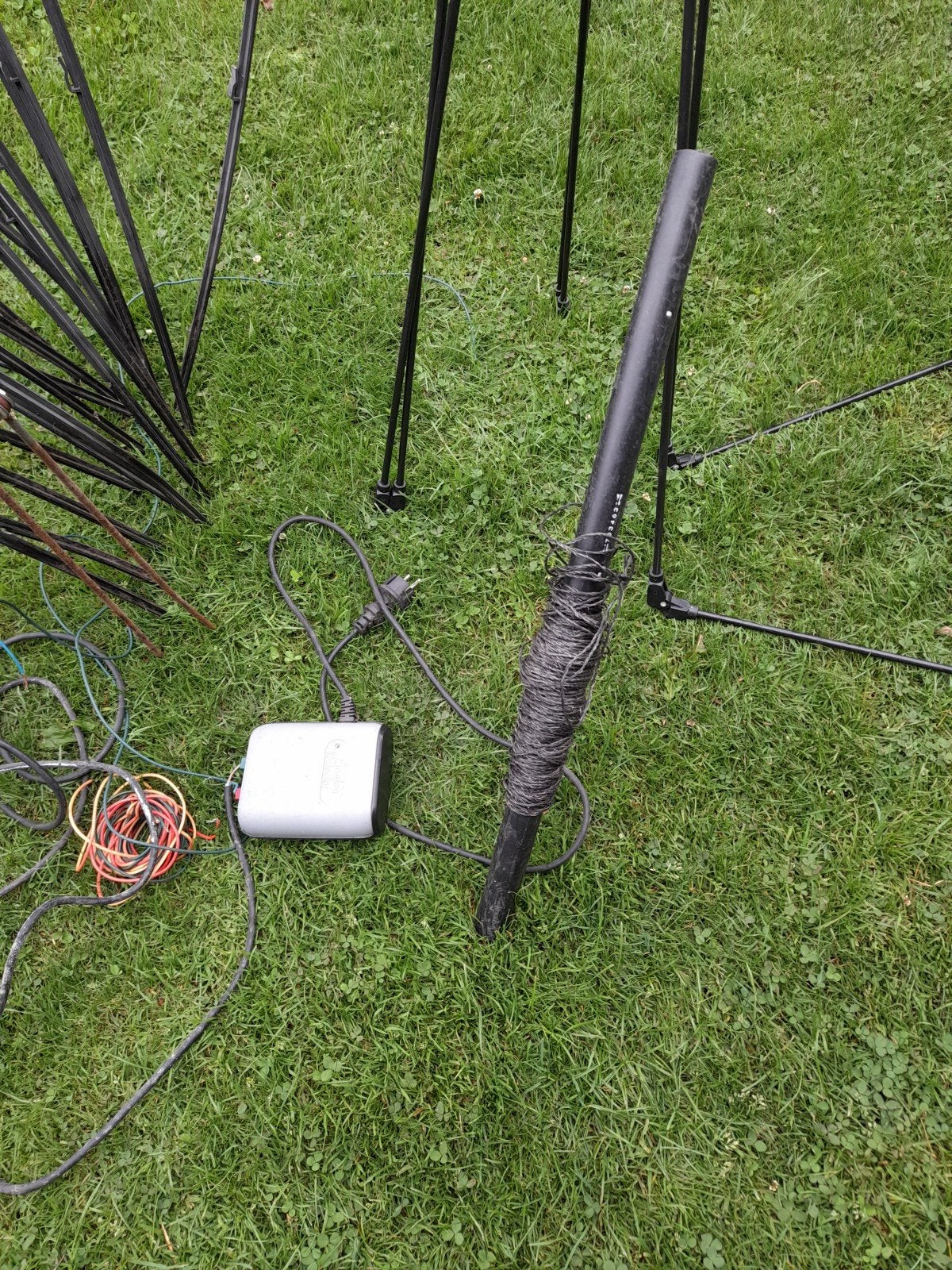 Velda pond protector bescherming tegen reigers en katten, Ophalen, Gebruikt, Vijverrand