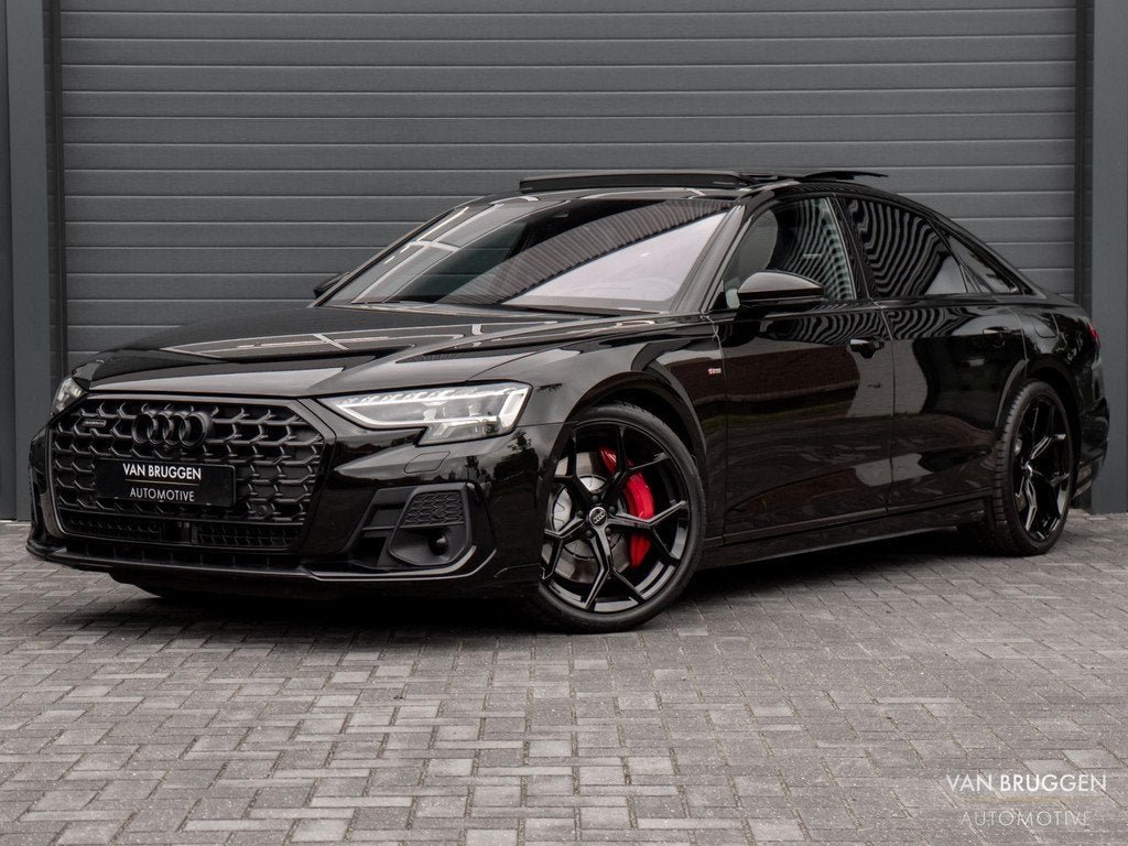 Audi A8 60 TFSI e quattro S-Line 4WS Pano Lucht Exclusive BT, Auto's, Audi, Automaat, Gebruikt, 2995 cc, 462 pk