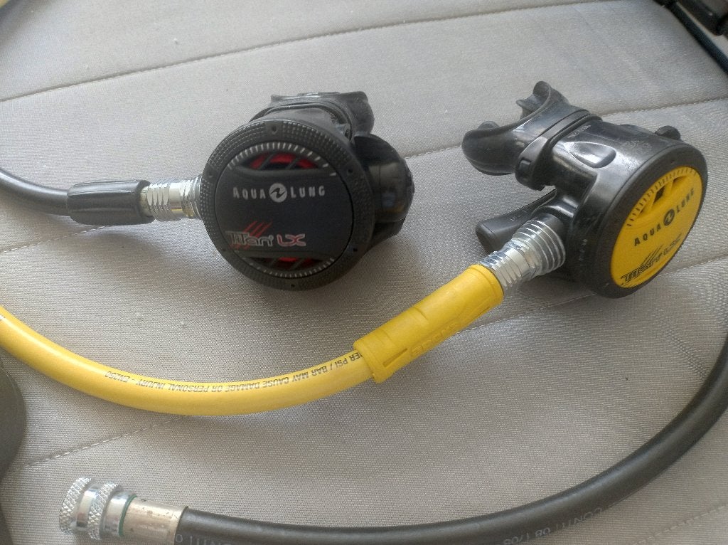 Regulator set Aqualung Titan LX, Ophalen of Verzenden, Gebruikt, Overige typen