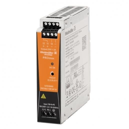 Pro Max din rail voeding 72W 24V 3A (NIEUW), Ophalen of Verzenden, Nieuw