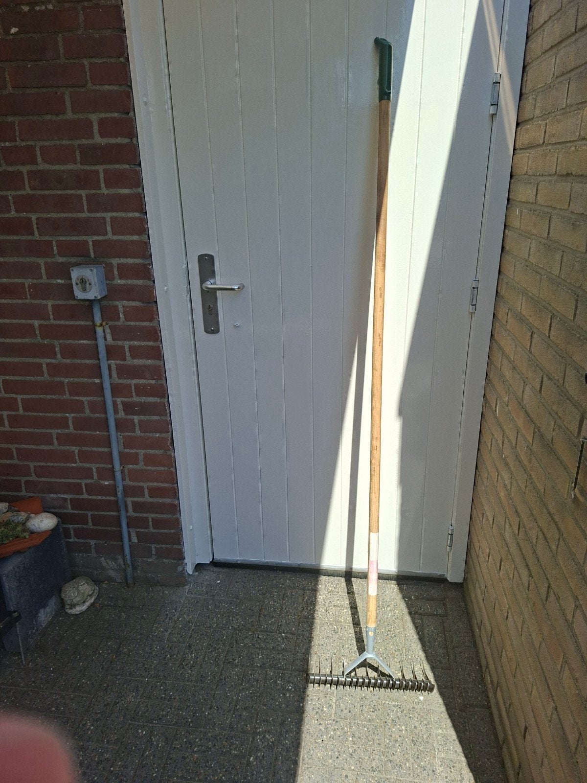 Verticuteerhark, Ophalen, Gebruikt