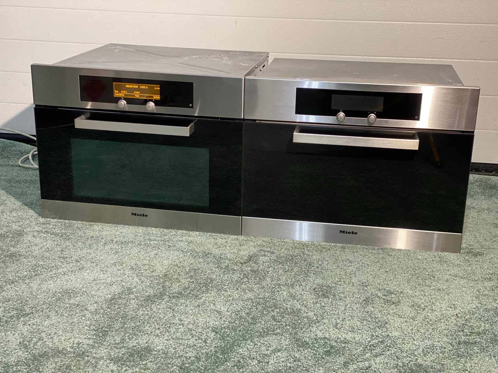 Miele inbouw stoomoven en combi-oven set, 45 tot 50 cm, Bella, Hete lucht, 60 cm of meer