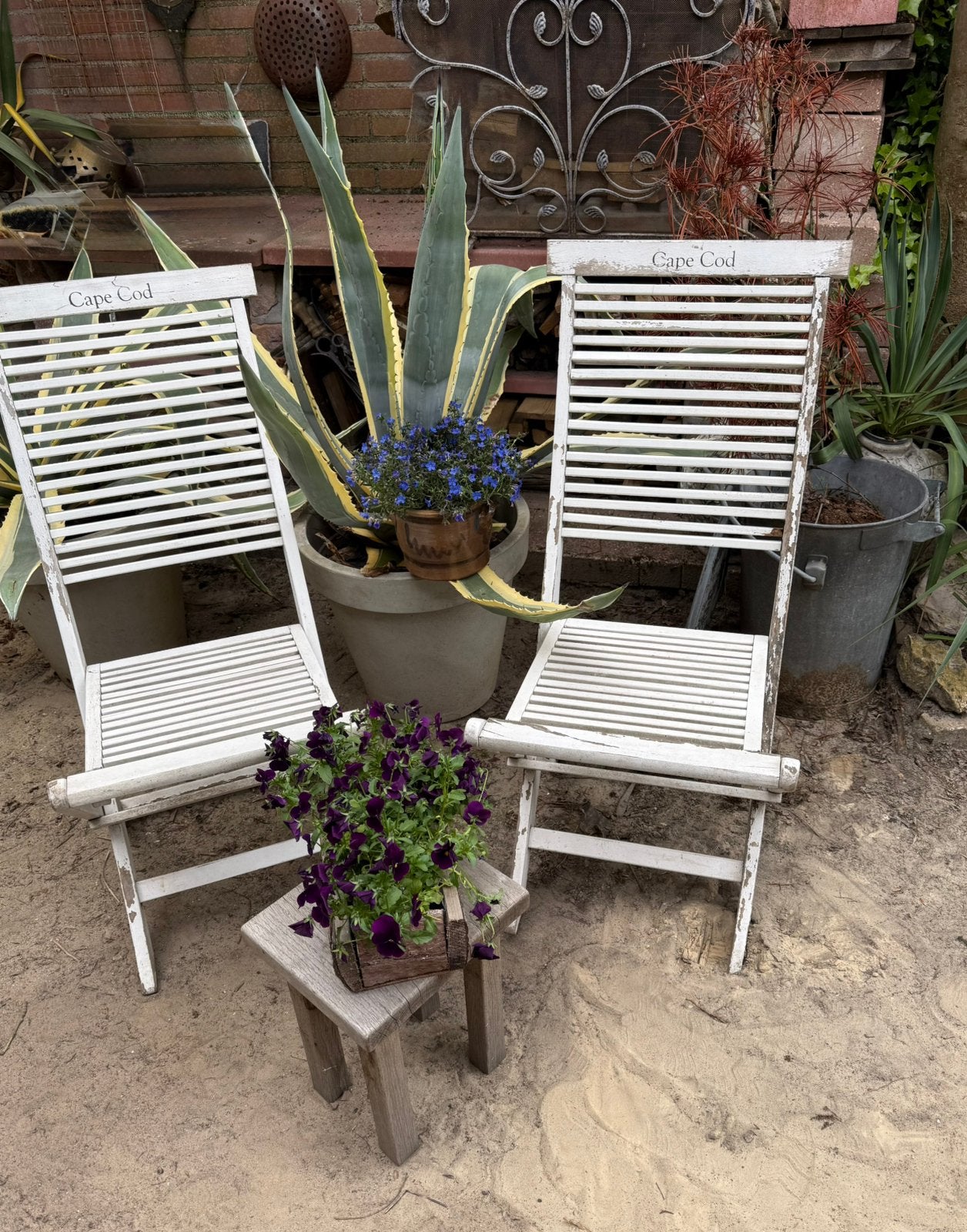 Rivièra Maison Cape Cod klapstoel Landelijk Ibiza 2 te koop, Ophalen, Gebruikt, Hout