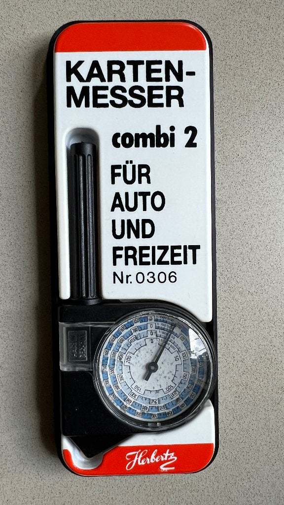 Curvimeter / afstandsmeter van Herbertz vintage, Antiek en Kunst, Ophalen