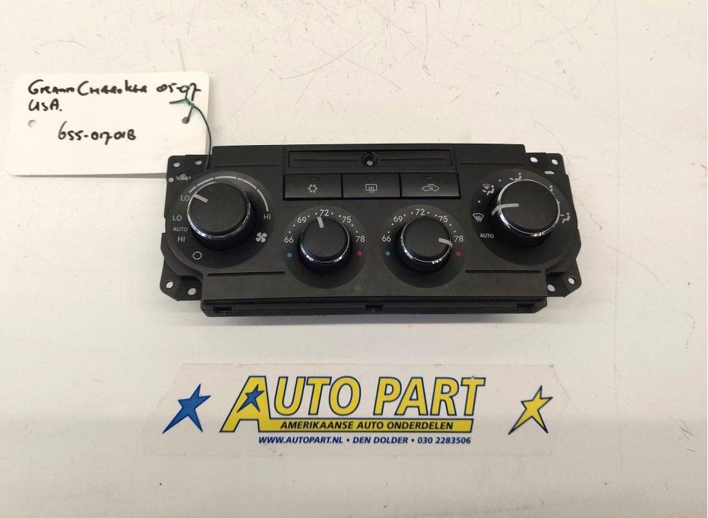 Jeep Grand Cherokee kachelbediening 2005-2007, Gebruikt, PO Box 21-8004 | Auburn Hills, MI 48321-8004, Ophalen of Verzenden, Jeep