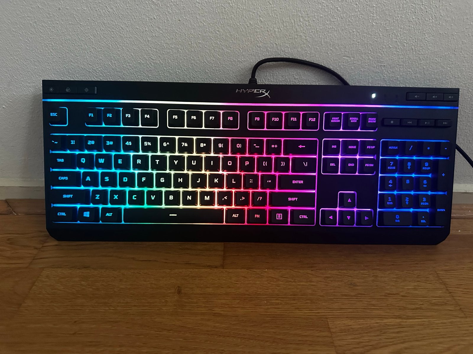 HyperX Alloy Core RGB Gaming Toetsenbord, Computers en Software, Gebruikt, Gaming toetsenbord, Ophalen of Verzenden, Qwerty
