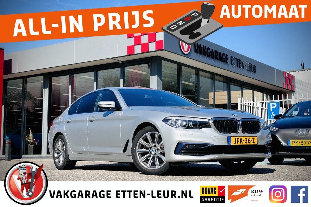 BMW 5 Serie 520i High Executive Sport Line | CLIMA | STOELVE, Achterwielaandrijving, Gebruikt, Euro 6, 4 cilinders