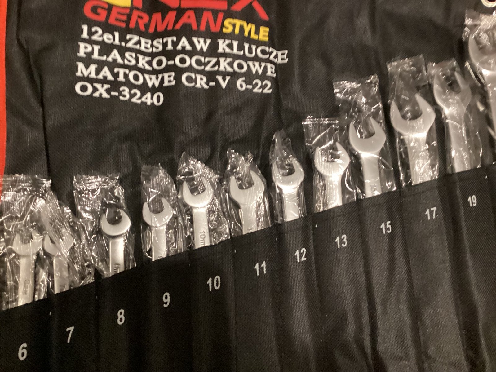 12 delig ring en steeksleutel set, Ophalen of Verzenden