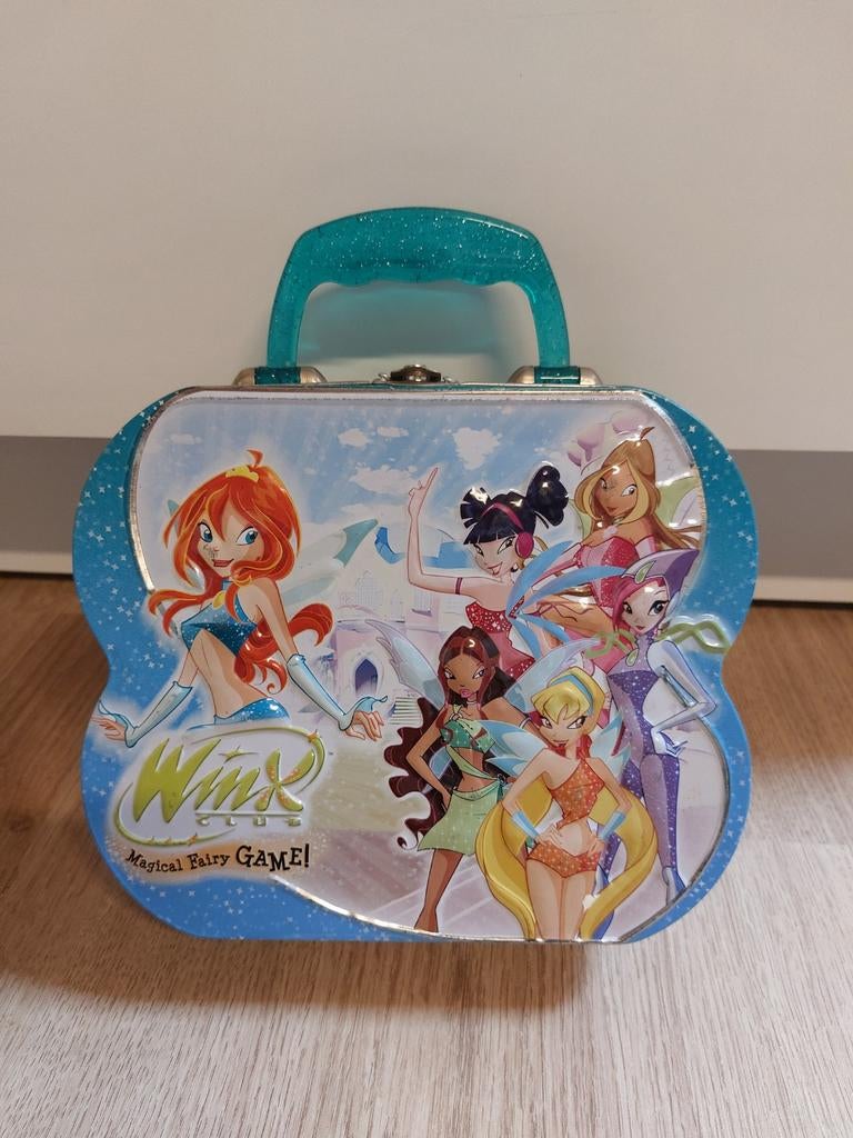 Winx club magical fairy game blik met kaarten kaartspel, Ophalen of Verzenden