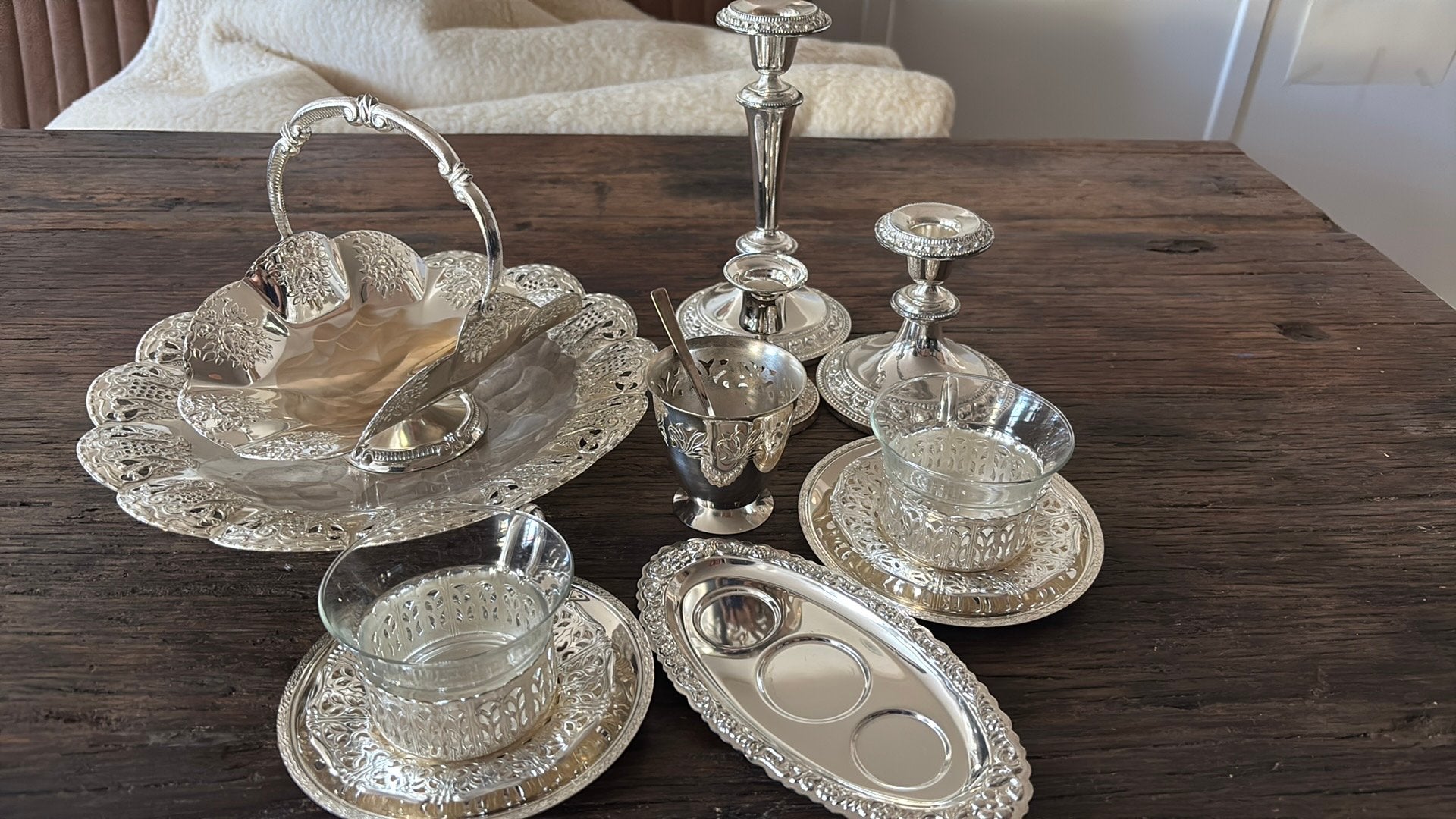 Uitgebreide vintage tafel -/theeset van QUIST W-Germany, Antiek en Kunst, Ophalen