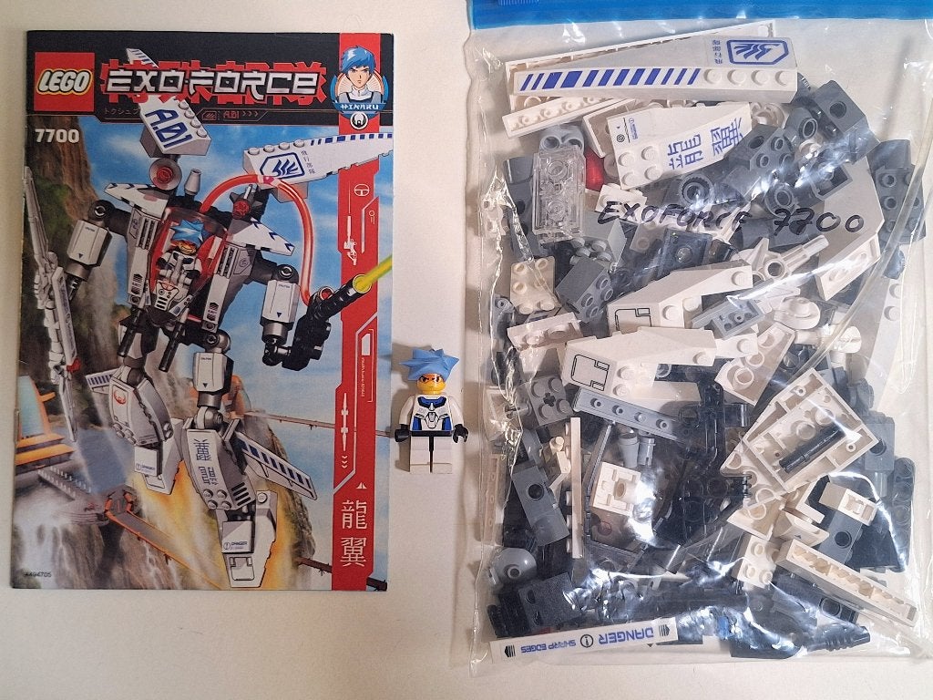 Lego Exo-Force 7700: Striking Venom met minifiguur, Gebruikt, Lego, Architecture, Ophalen of Verzenden