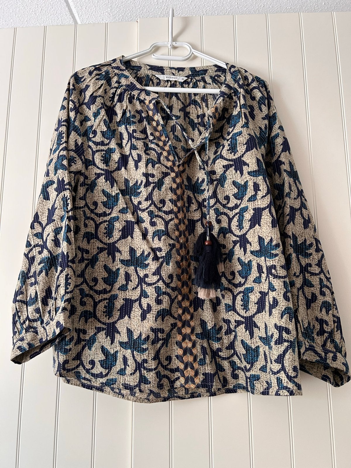 Summum Nieuwe Blouse met Gilet - Maat 40, Geborduurd, Ophalen, Nieuw, Maat 38/40 (M), Overige kleuren