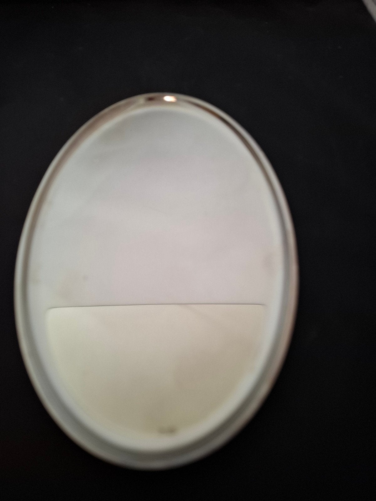 Verzilverd schaaltje 21cm GEEN VOL ZILVER, Verzenden, Zilver