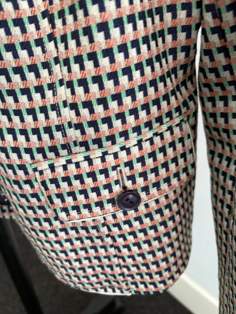 KING LOUIE Stijlvol Jasje met Pied-de-Poule Patroon, Kleding | Dames, Jasjes, Kostuums en Pakken, Maat 38/40 (M), Overige kleuren