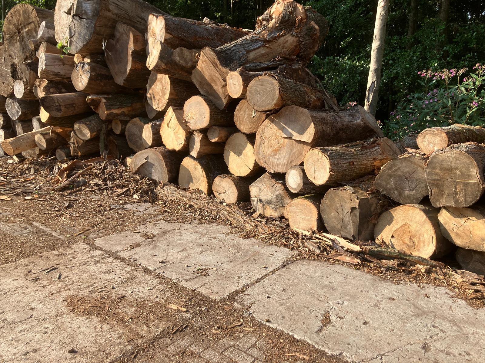 Tekoop mix stamhout, Tuin en Terras, Haardhout, Ophalen