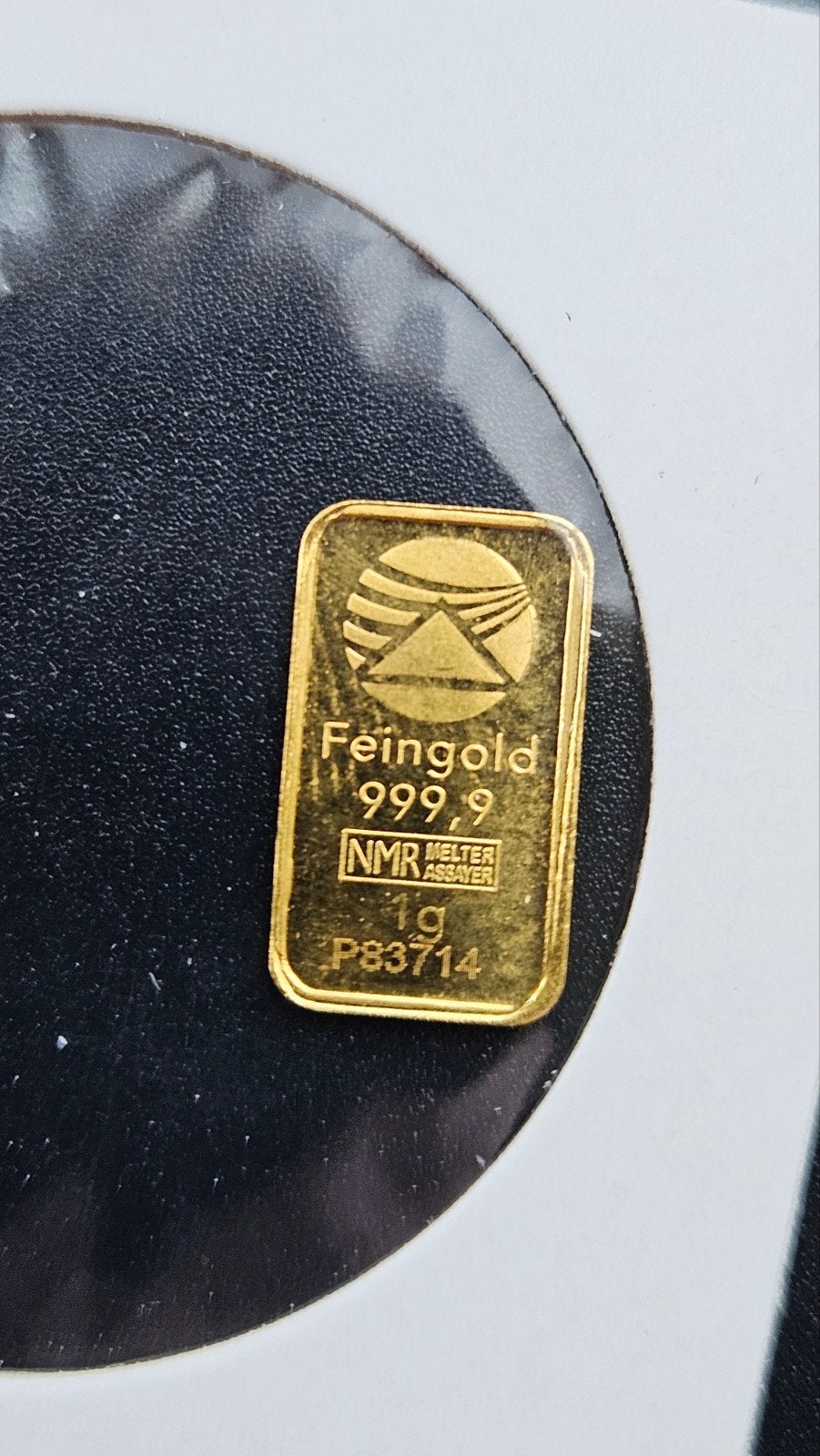 1 gram  pim 999.9 goud, Ophalen of Verzenden, Goud