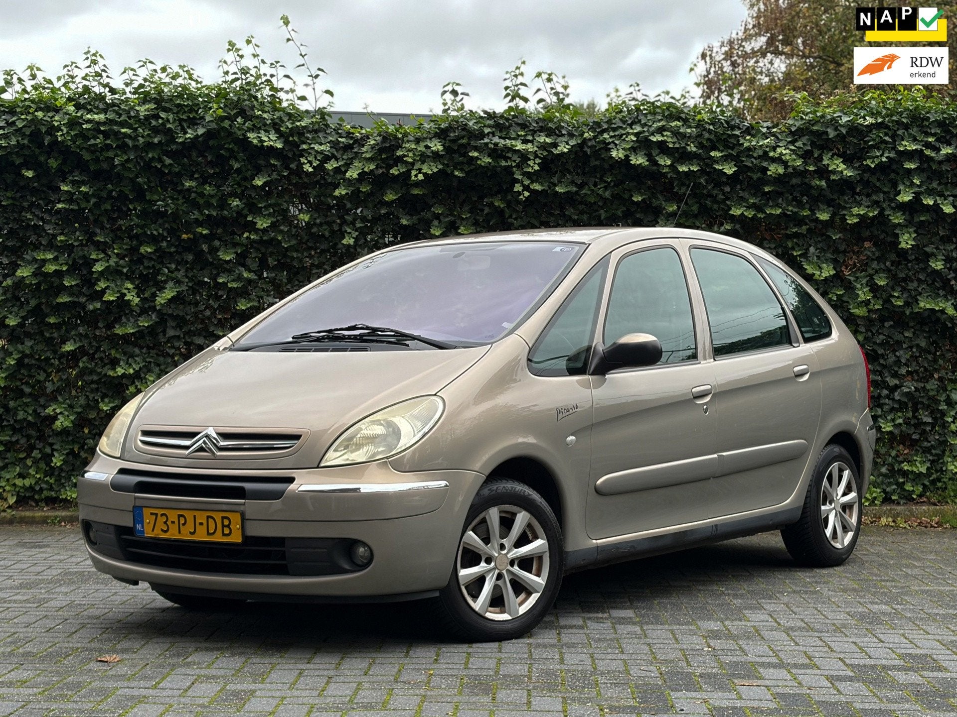 Citroen Xsara Picasso 2.0i | AUT Airco Cruise PDC Velgen, Auto's, 136 pk, 4 cilinders, 700 kg, Beige