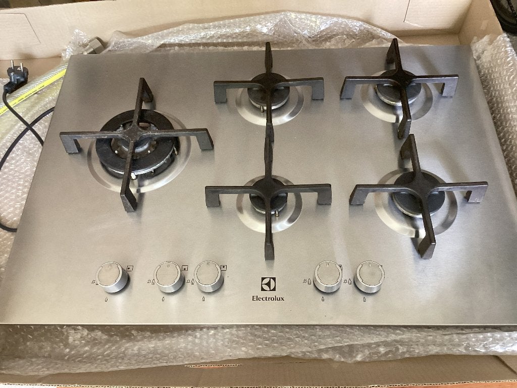 Gaskookplaat Electrolux 745 mm x 515 mm, Witgoed en Apparatuur, Kookplaten, Ophalen, Gebruikt, Inbouw, Gas