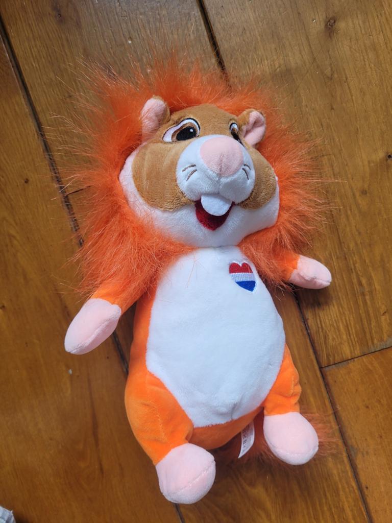 Koningsdag AH Hamster Knuffel Oranje Leeuw, Ophalen, Oranje, Albert Heijn, Hamster