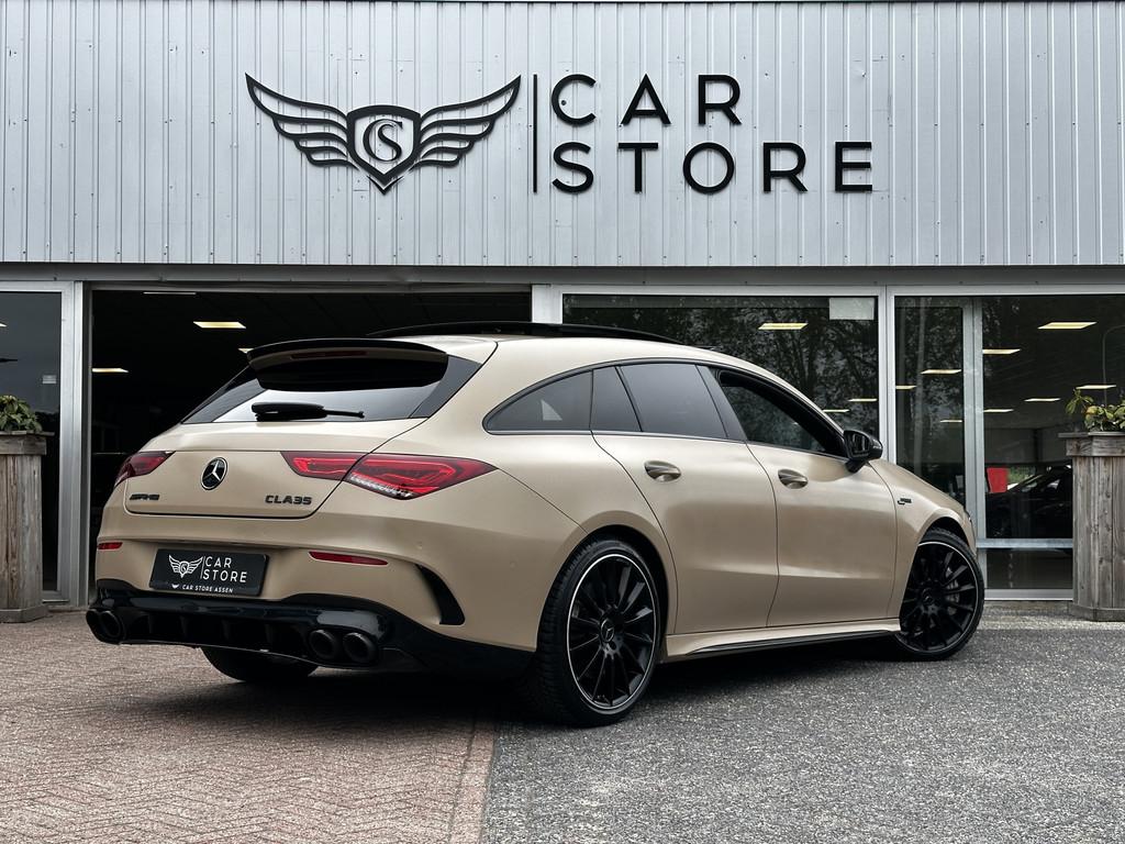 Mercedes-Benz CLA-Klasse Shooting Brake AMG 35 4MATIC Premiu, Auto's, Automaat, CLA, Gebruikt, Bruin