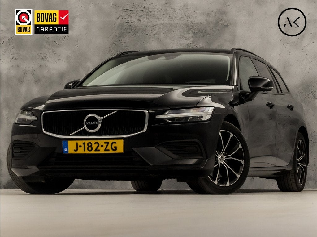 Volvo V60 2.0 B3 Sport 177Pk Automaat (APPLE CARPLAY, GROOT, 12 maanden, Stof, 4 cilinders, Zwart