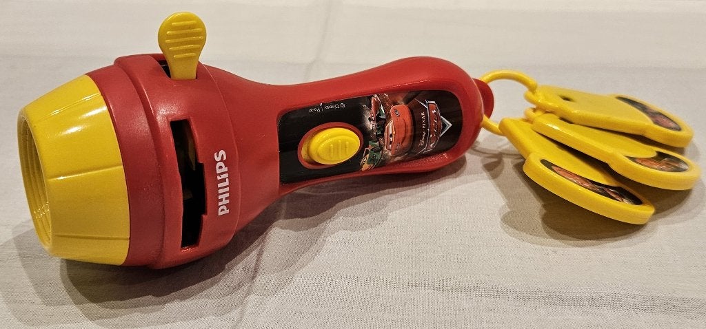 Philips Cars kinderzaklamp / projector, Ophalen of Verzenden, Zo goed als nieuw, Batterij