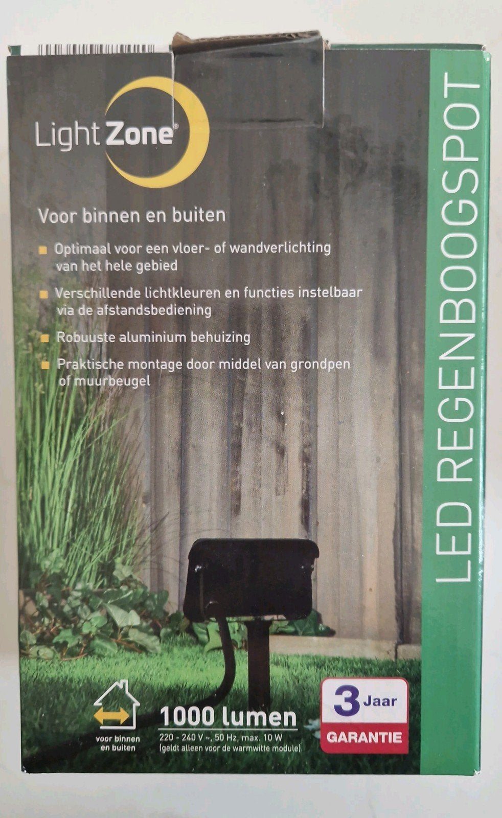 Kleurrijke LED Tuinspot Binnen/Buiten met Afstandsbediening, Tuin en Terras, Buitenverlichting, Minder dan 50 watt, Ophalen of Verzenden