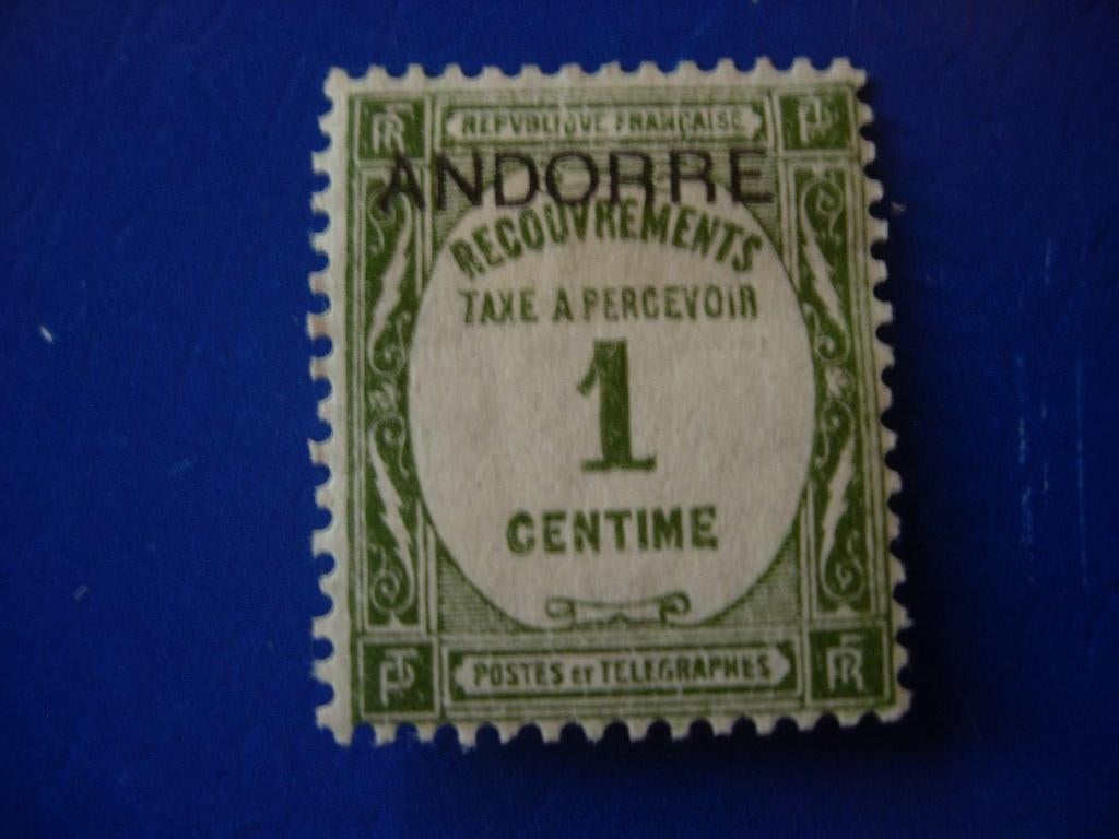 Andorra Franse post jaar 1931, Verzenden, Overige landen, Postfris