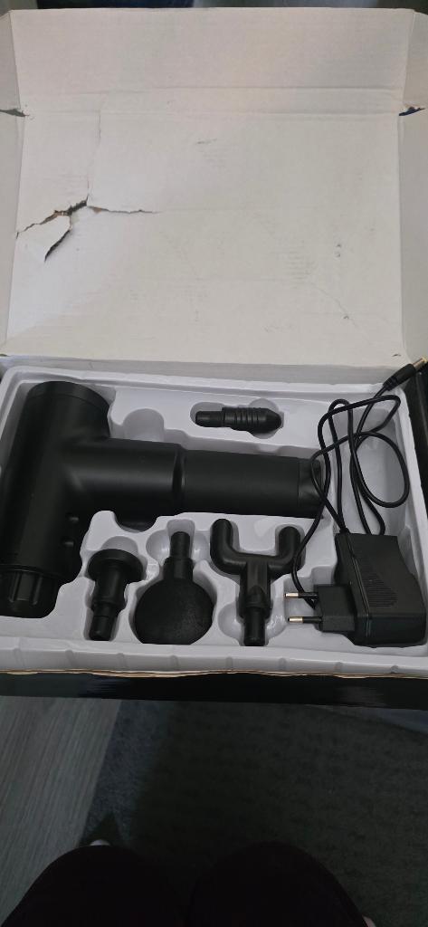 Massage gun, Ophalen of Verzenden, Zo goed als nieuw, Apparaat