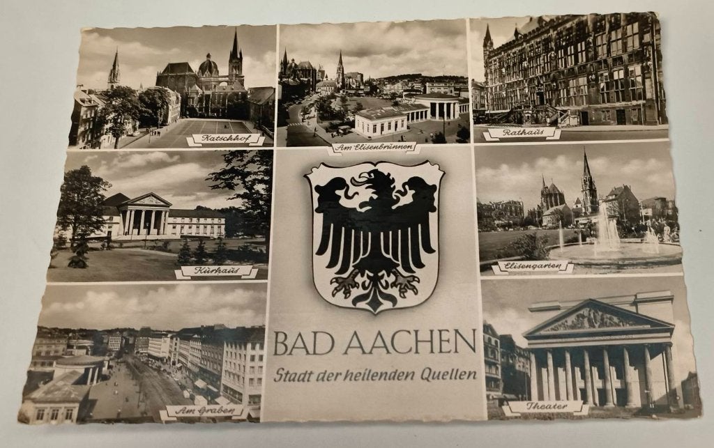 Kaart Bad Aachen (31), Ophalen of Verzenden, 1940 tot 1960, Ongelopen, Duitsland