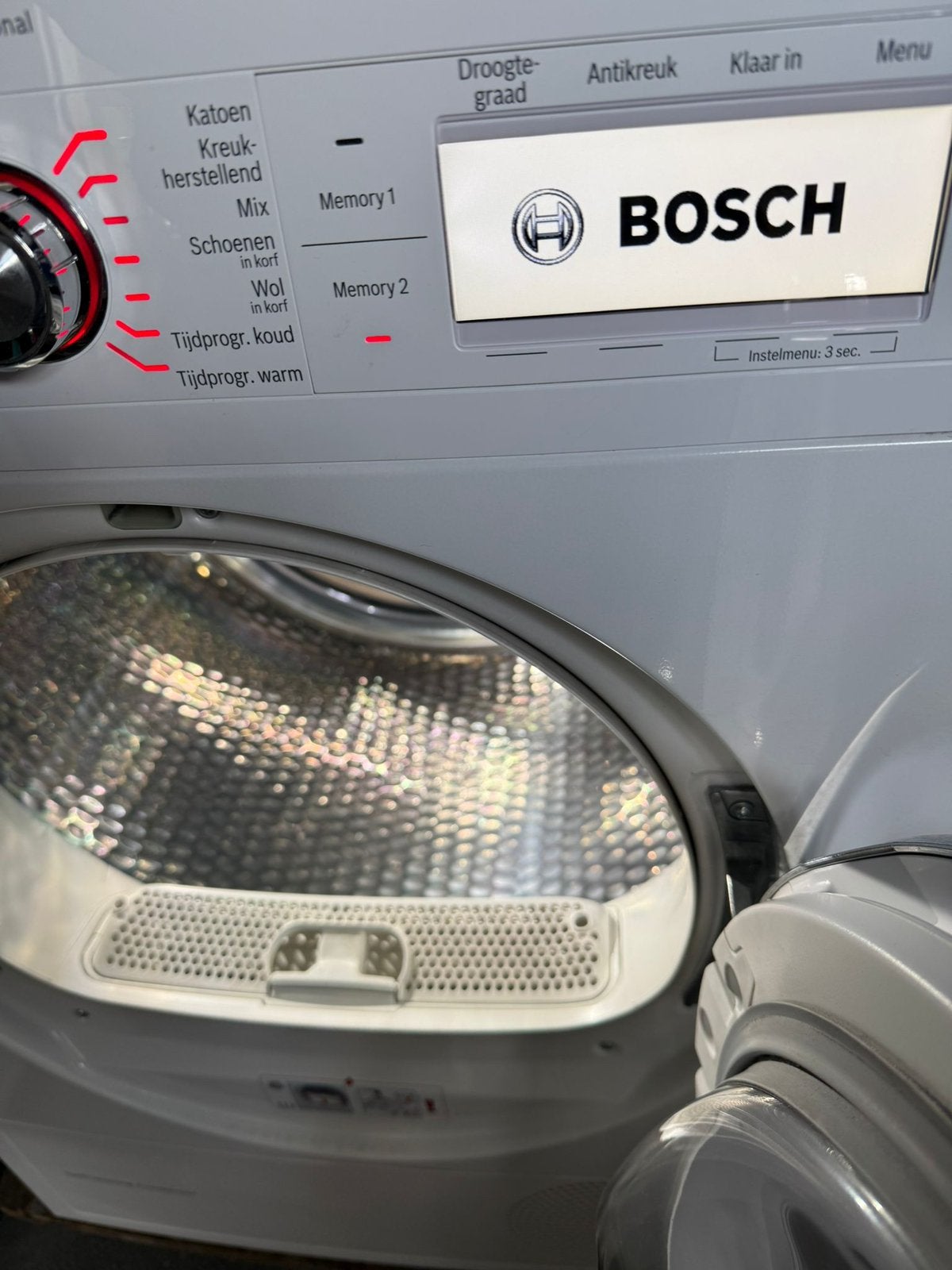 Bosch A++ warmtepomp droger 1-9  kg  Izgs, Ophalen