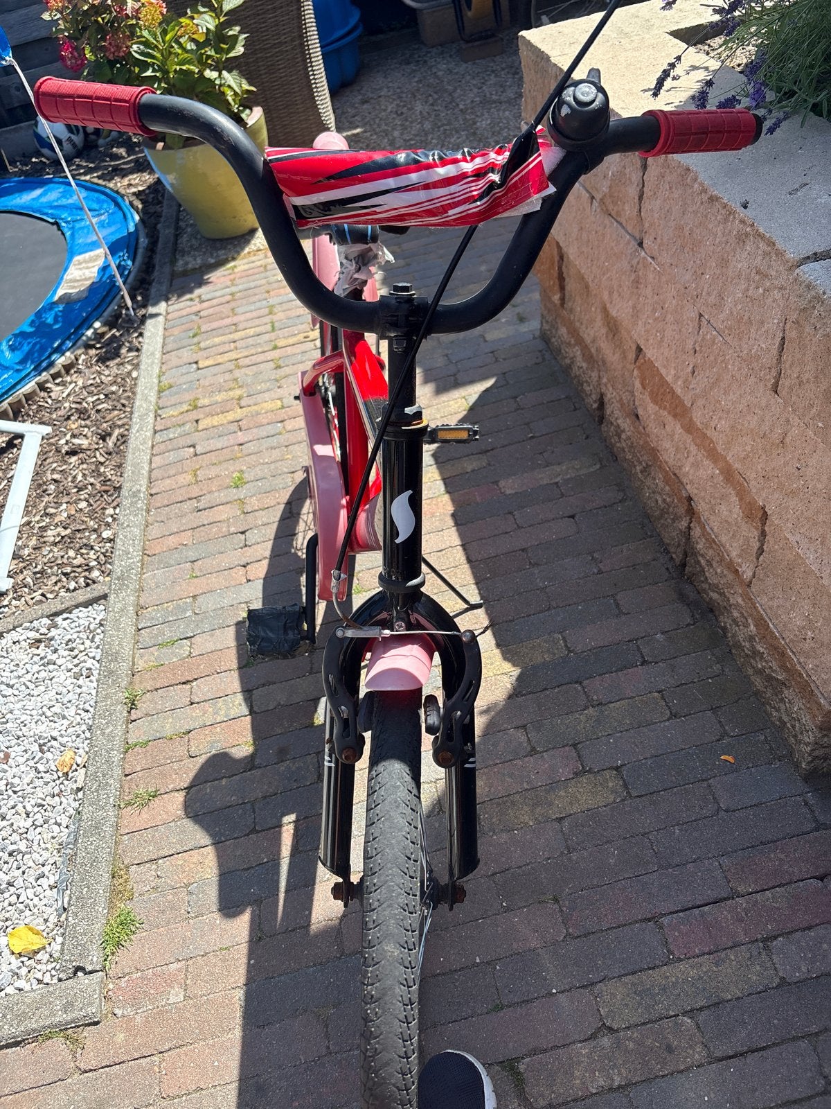 BMX Spirit Cross kinderfiets(opknapper), Fietsen en Brommers, Fietsen | Crossfietsen en BMX, Ophalen, Gebruikt, Staal, Velgrem