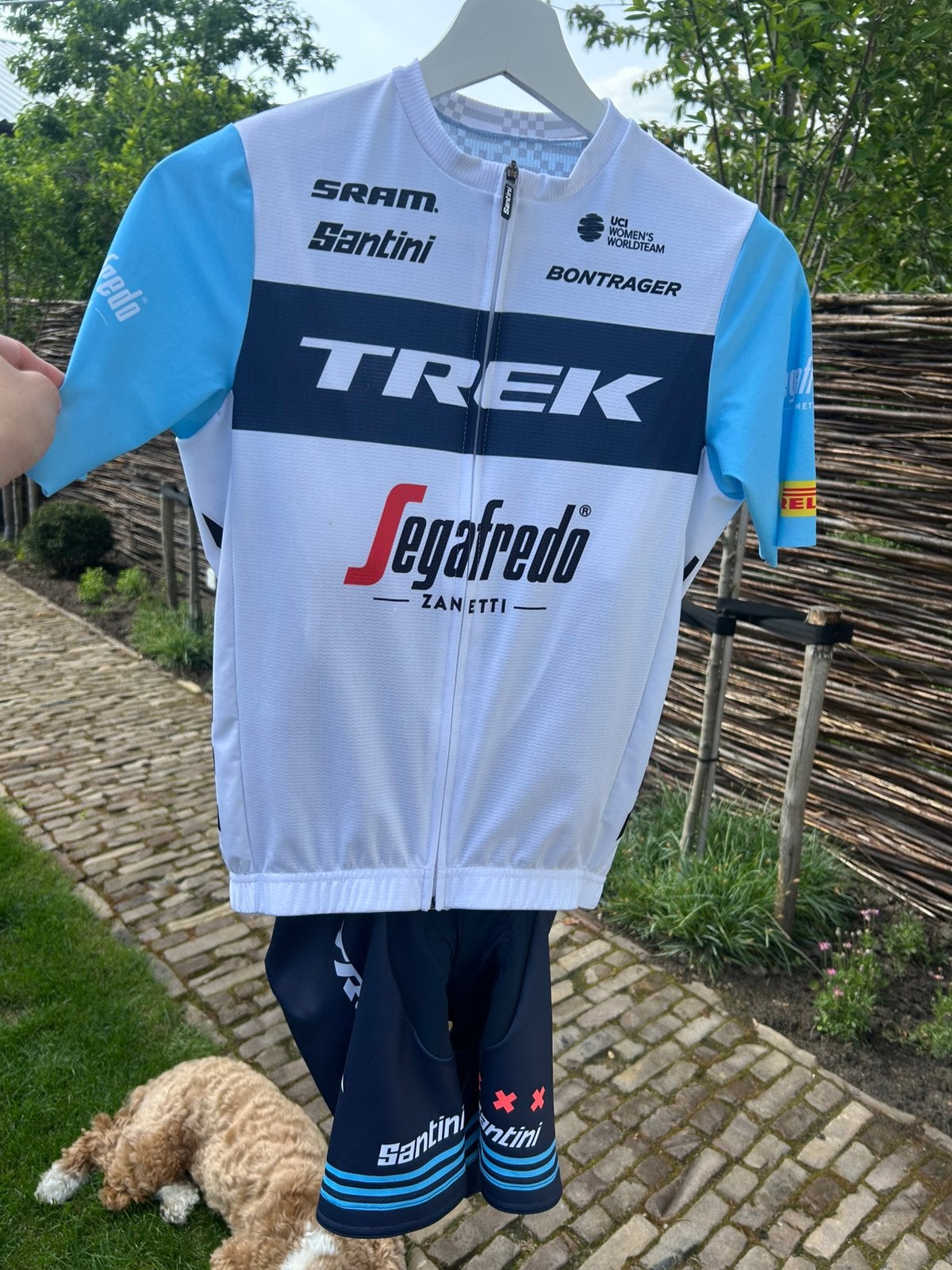 Trek wielrenpakje, Fietsen en Brommers, Fietsaccessoires | Fietskleding, Ophalen of Verzenden, Zo goed als nieuw, Dames, Bovenkleding