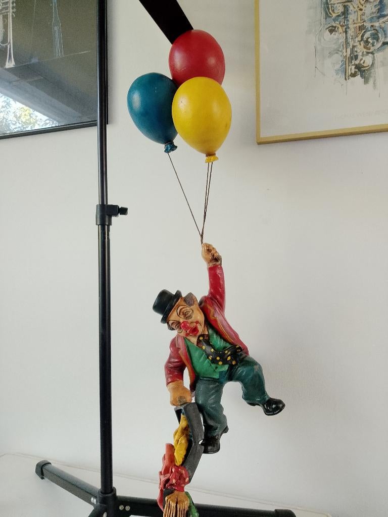 Clown met ballonnen, Ophalen of Verzenden, Gebruikt, Overige typen