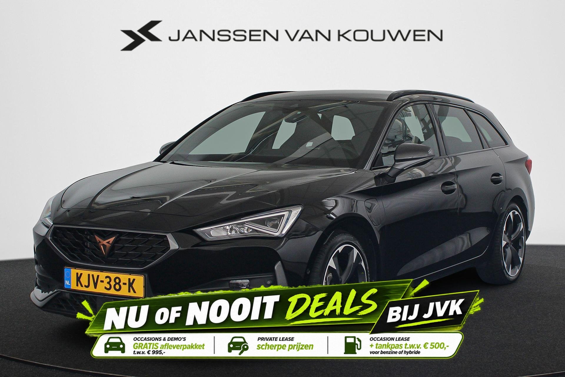 CUPRA Leon Sportstourer 1.4 e-Hybrid Stoelverwarming Apple C, Auto's, Stof, Gebruikt, 4 cilinders, 1589 kg