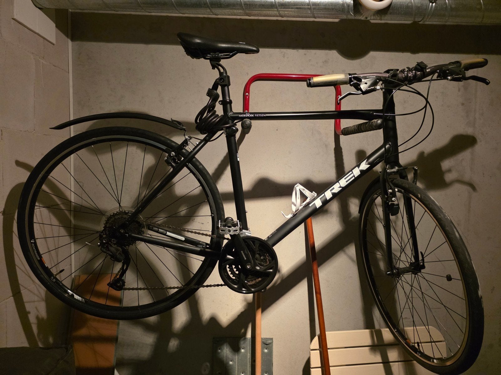 Trek FX 7.3 Hybride Fiets - 27 versnellingen, 57cm frame, 28 inch, Gebruikt, Velgrem, 57 tot 61 cm