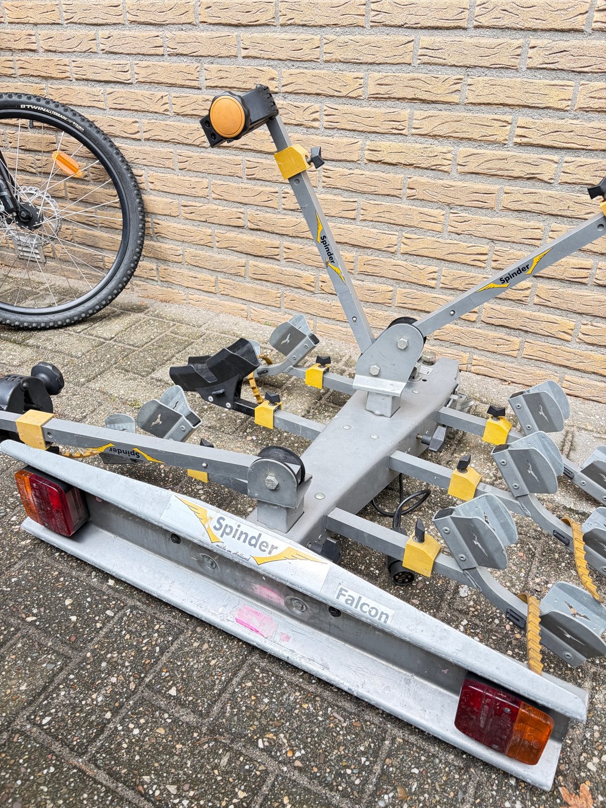 Spinder fiestdrager 3 fietsen, Ophalen, 3 fietsen of meer, Gebruikt, Trekhaakdrager