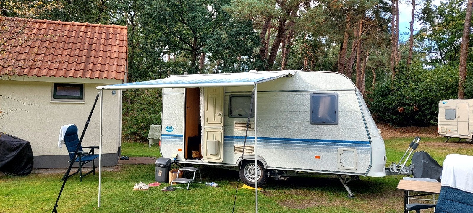 Thule Omnistor luifel 3 meter voor caravan, Caravans en Kamperen, Ophalen, Gebruikt