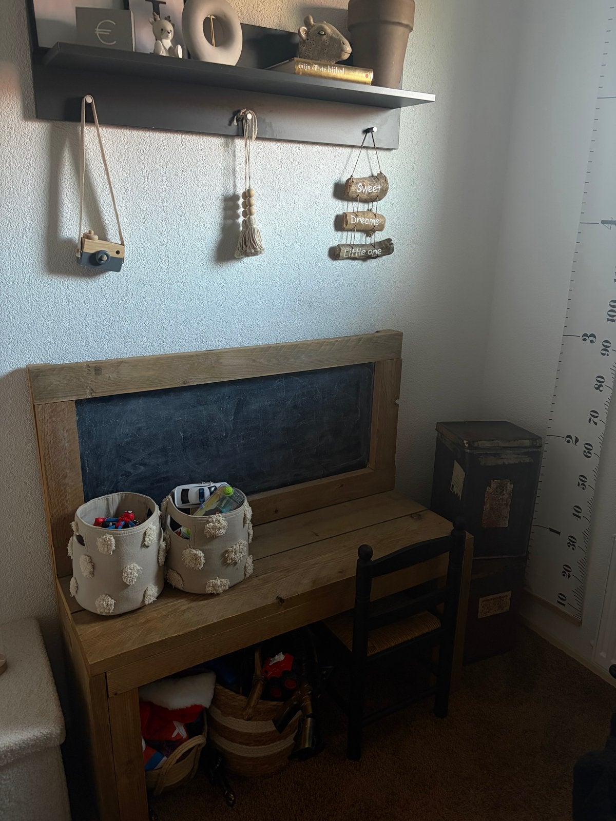 Houten krijtbord met stoeltje, Kinderen en Baby's, Ophalen, Gebruikt, Overige typen