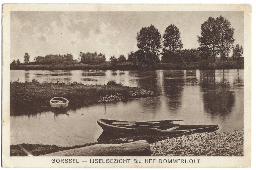 Gorssel, IJselgezicht bij het Dommerholt, Verzenden, 1940 tot 1960, Ongelopen, Gelderland