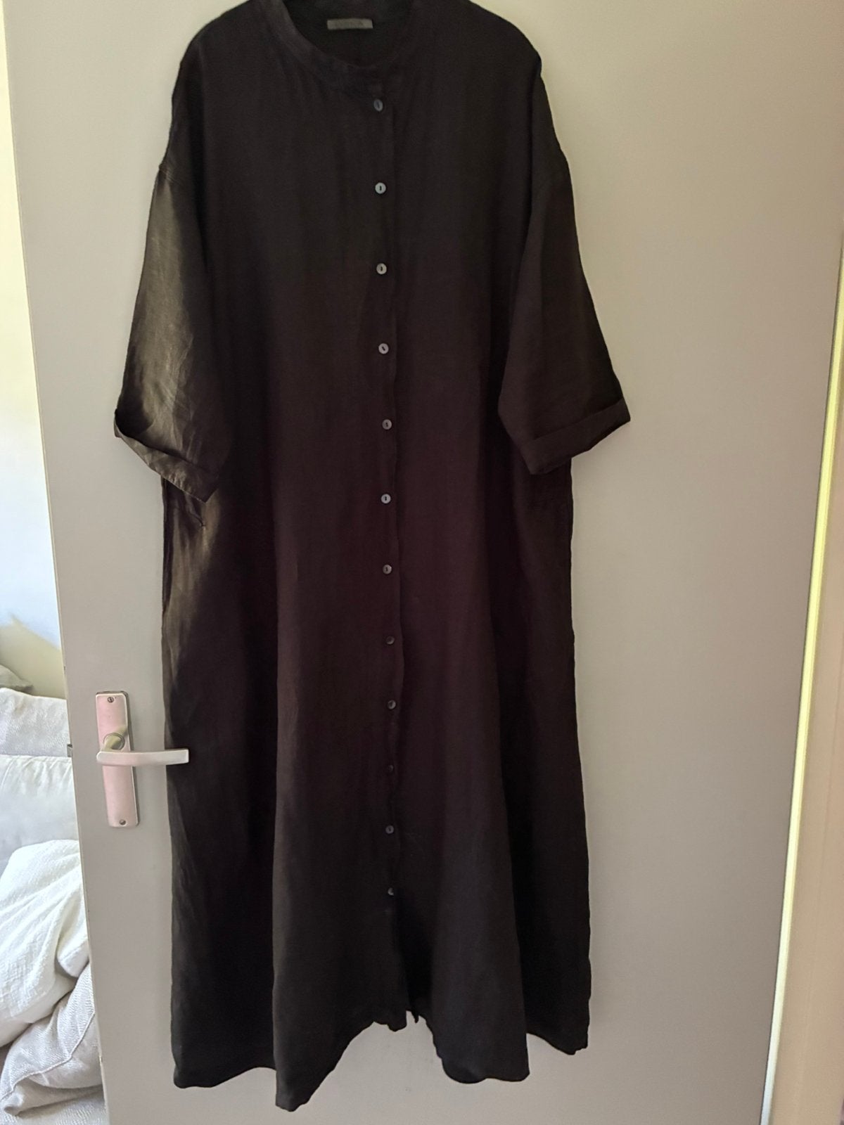 Oska linnen jurk. Nieuw ! Maat 2-44, Kleding | Dames, Jurken, Zwart, Maat 42/44 (L), Ophalen of Verzenden, Zo goed als nieuw