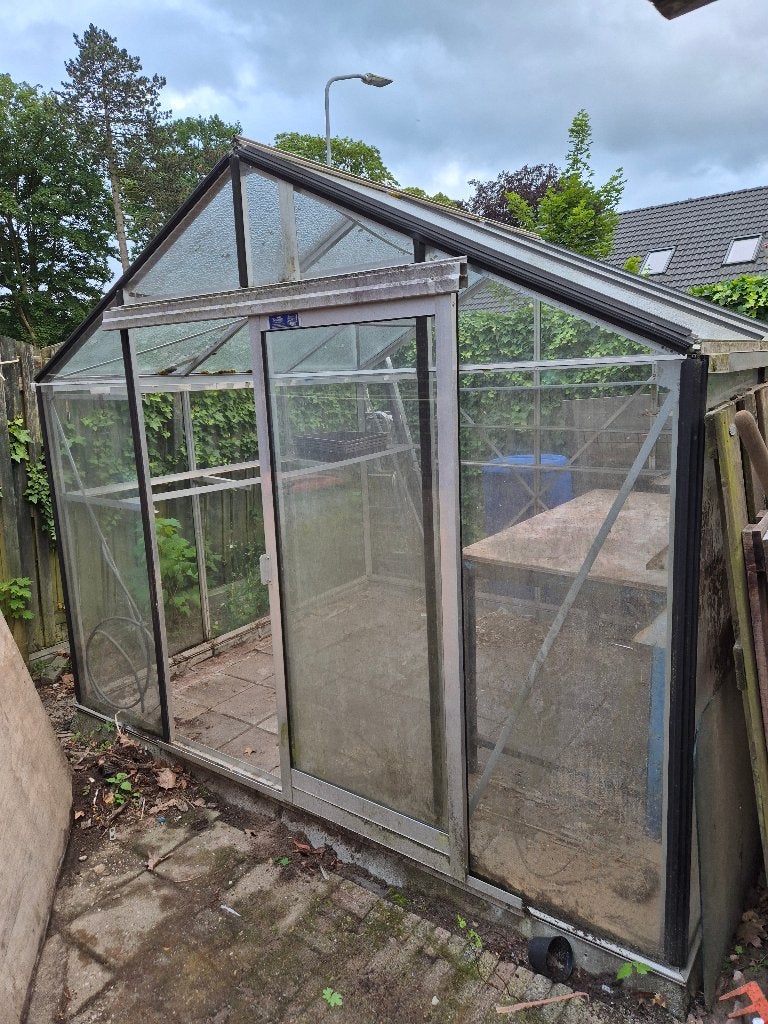 Glazen kweekkas, Tuin en Terras, Kassen, Ophalen, Gebruikt, Kweekkas, Glas