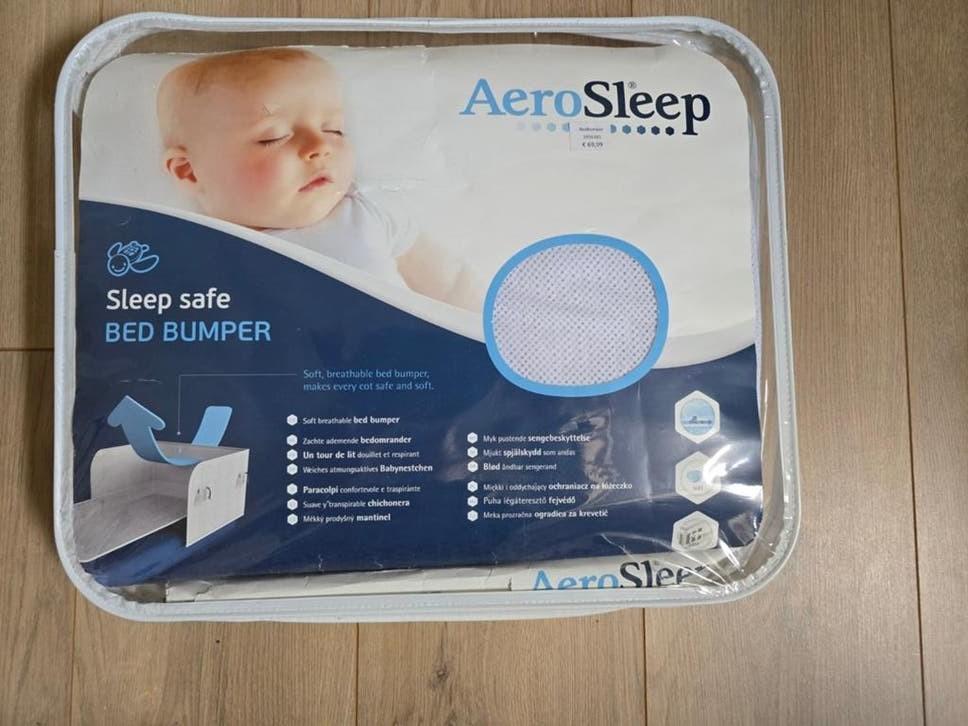 AeroSleep Sleep Safe Bed Bumper, Ophalen of Verzenden, Zo goed als nieuw, Minder dan 140 cm, Minder dan 70 cm