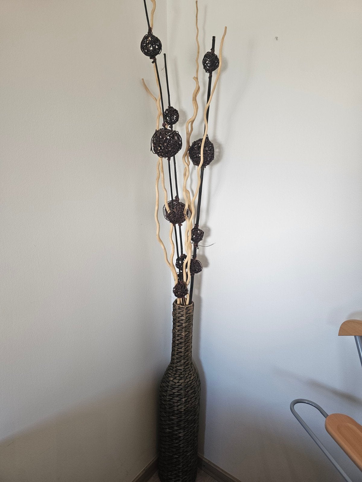 grote vaas met nep bloemen, Ophalen, Zo goed als nieuw, Minder dan 100 cm