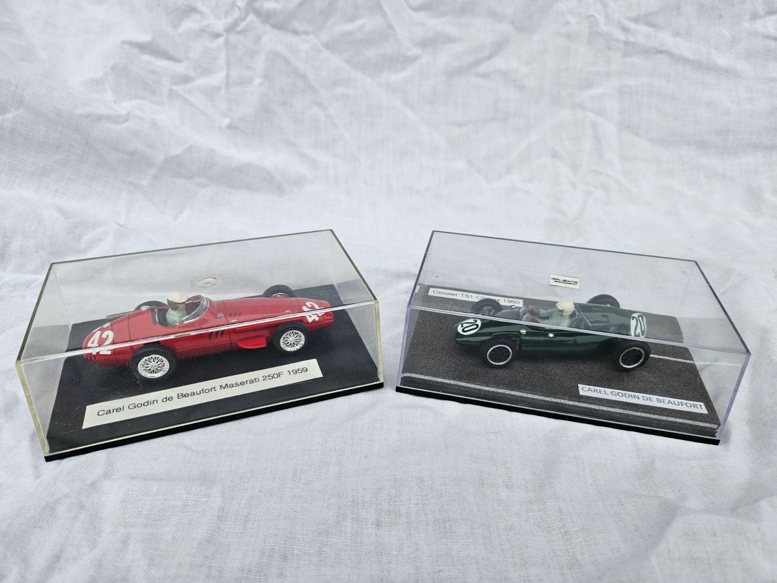 Formule 1 1:43 Carel Godin de Beaufort, Hobby en Vrije tijd, Modelauto's | 1:43, Gebruikt, Auto, Overige merken, Ophalen of Verzenden