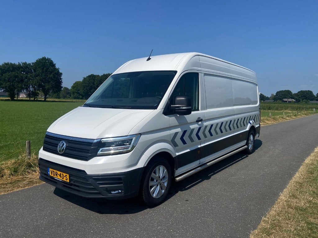VW Crafter 2.0 TDI AUTOMAAT 140pk L4H3 !!!  Alle Extra's, Auto's, Stof, 4 cilinders, Volkswagen, Wit