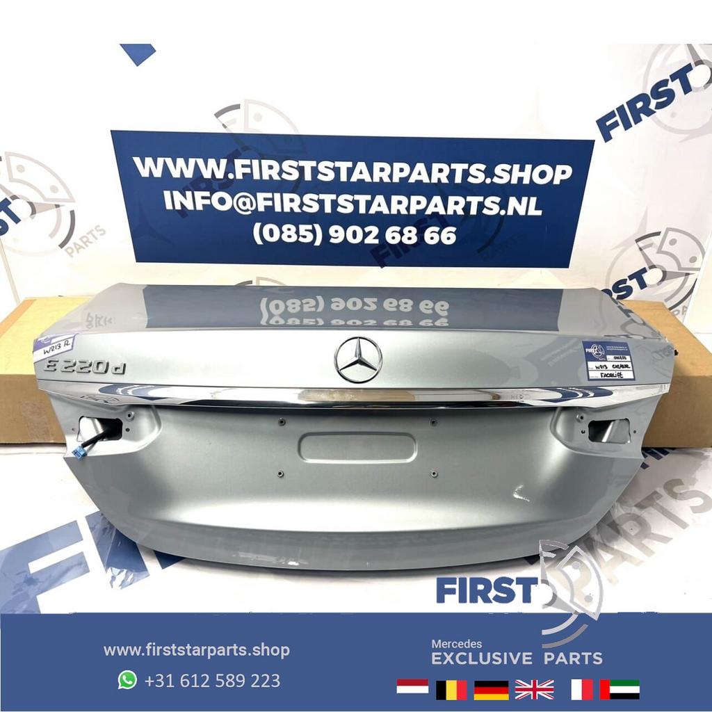 W213 E KLASSE FACELIFT 2023 ACHTERKLEP COMPLETE KOFFERKLEP K, Gebruikt, Ophalen of Verzenden, Achter, -