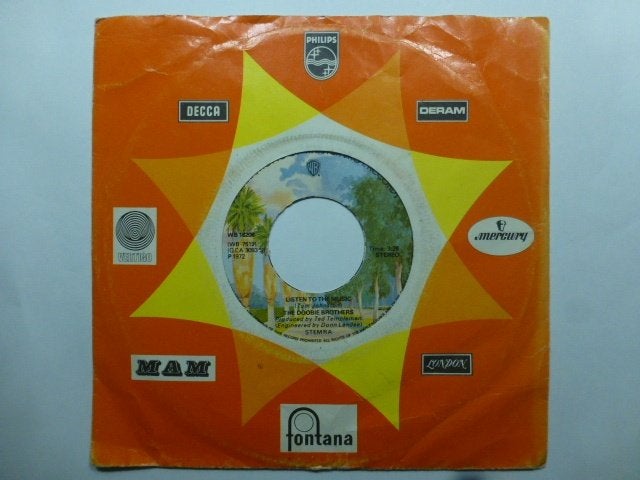 The Doobie Brothers. Listen to the music. / Toulouse street., Ophalen of Verzenden, Gebruikt, 7 inch, Pop