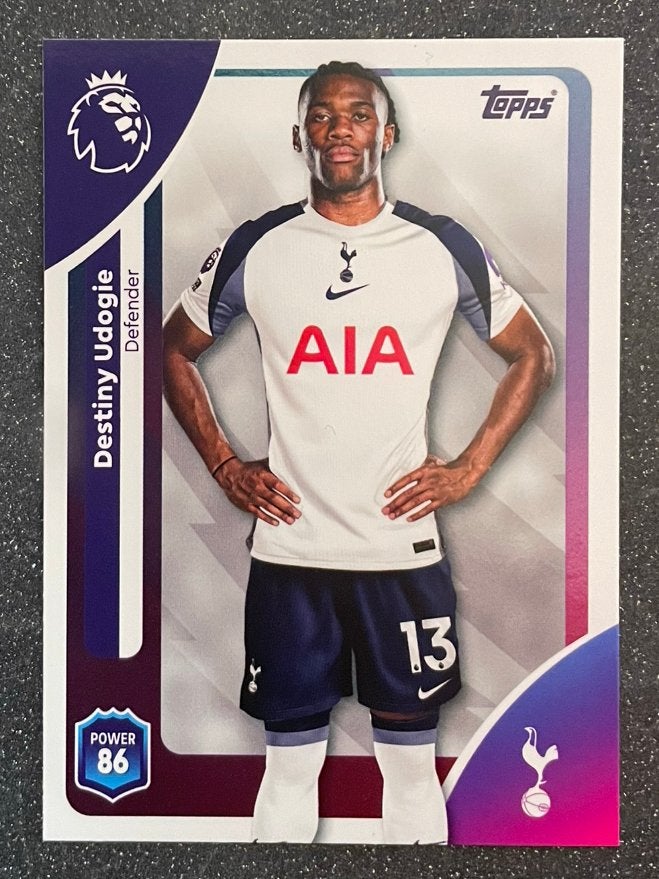 Topps Premier League 25/26    UDOGIE    TOTTENHAM, Verzenden, Zo goed als nieuw, Plaatje